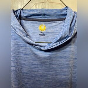 Johnnie-o Blue Heathered Hoodie